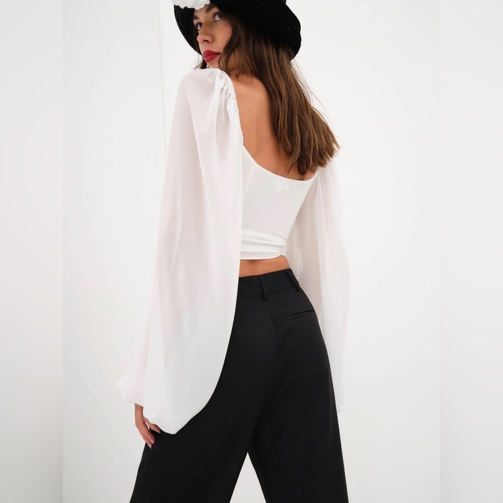For Love And Lemons- Trisha Crop Top - Picture 6 of 9